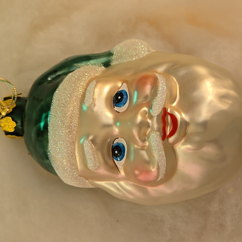 Bombay Vintage Santa Face Ornaments